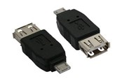 Verktyg - InLine Micro USB Adapter Micro-A male to USB Type A female - 31600