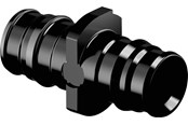 PEX-system - Uponor q&e coupling ppsu black 16 mm - 1008669