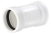 Dräneringsprodukter - Wavin Wafix pp double socket ø50 mm white - 1440210