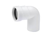 Dräneringsprodukter - Wavin Wafix pp bend 88.5° x 32 mm white - 1440304