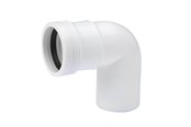 Dräneringsprodukter - Wavin Wafix pp bend 88.5° x 40 mm white - 1440308