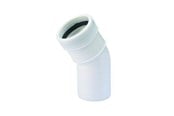 Dräneringsprodukter - Wavin Wafix pp bend 30° x 50 mm white - 1440311