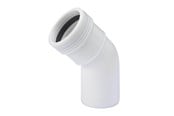 Dräneringsprodukter - Wavin Wafix pp bend 45° x 50 mm white - 1440312