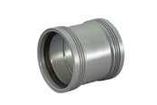 Dräneringsprodukter - Wavin Wafix pp double socket ø75 mm grey - 1450220