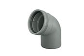 Dräneringsprodukter - Wavin Wafix pp bend 67° x 50 mm grey - 1450315
