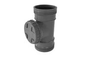 Dräneringsprodukter - Wavin Wafix plus pp acces pipe 110 mm with cover grey - 1453940