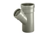 Dräneringsprodukter - Wavin Wafix pp branch 45° ø110 x ø50 mm grey - 1450449