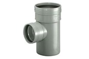 Dräneringsprodukter - Wavin Wafix pp branch 88.5° ø75 x ø50 mm grey - 1450422
