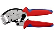 Verktyg för VVS-arbete - KNIPEX Twistor®16, Självinställande presstång för ändhylsor, med vridbart crimphuvud - 97 53 18