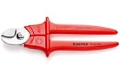 Handverktyg  - KNIPEX Kabelsaxar, handtag klätt med plast - 95 06 230