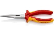 Handverktyg  - KNIPEX Tänger med flata, runda käftar och skär, (Typ storknäbb) - 26 16 200