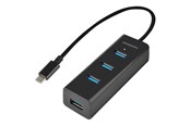 USB Hub - AXAGON HUE-S2C - hub - 4 ports USB Hub - USB 3.2 - 4 porte - Svart - HUE-S2C