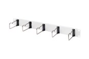 Nätverks tillbehör - DIGITUS DN-97666 - cable management panel with rings - 1U - 19" - DN-97666