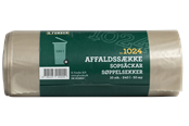 Rengöring - G.Funder Container garbage bags for 120 liter container clear plastic 10 bags per roll - heavy duty quality - 5701137010249
