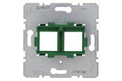 Switch-enheter - Berker Supporting plate 2gang for modular jacks - 454104