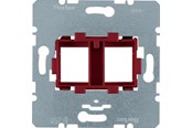 Switch-enheter - Berker Supporting plate red 2gang - 454101