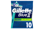 Rakutrustning - Gillette BlueII Slalom Engångsrakhyvlar 10 st - 7702018466689