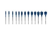 Borr & Bits - Bosch Flat Milling Drill Bit Set Self-Cut 10-32 mm 13 Bits - 2608900336