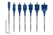 Borr & Bits - Bosch Flat Milling Drill Bit Set Self-Cut 16-32 mm 7 Bits - 2608900334