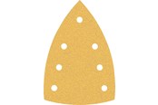 Slipmaskin - Bosch Expert C470 Hook and Loop Large Delta Sanding Sheets for Paint and Wood 100mm X 150mm 80g Pack of 10 - 2608901116