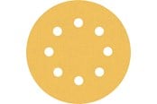 Slipmaskin - Bosch SLIBEBLADSÆT EXC 125MM 8H 6 STK - 2608900812