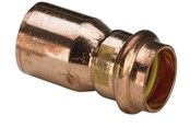 Tryckrör och kopplingar - Viega Profipress G reduction 18 x 15 mm copper - 346553