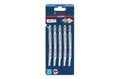 Sticksågar - Bosch STIKSAVKLINGE T308BF HARDWOOD 5 STK - 2608900544