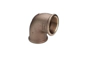 Gängade beslag - Viega Bend 90° socket/socket 2 1/2" gunmetal - 321796