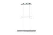 Lampor - EGLO CARDITO 1 pendlande belysning - krom/klar - 93625