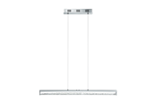Lampor - EGLO CARDITO 1 pendlande belysning - krom/klar - 93626