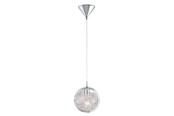 Lampor - EGLO LUBERIO pendlande belysning - krom/klar, aluminium - 93073