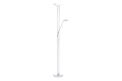 Lampor - EGLO BAYA LED golvlampor - krom/vit, matt - 93875