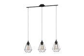 Lampor - EGLO TARBES pendlande belysning - svart/svart - 94189