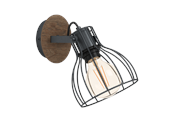 Lampor - EGLO SAMBATELLO spot - brun, silver/silver - 98134