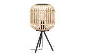 Lampor - EGLO BORDESLEY bordsbelysning - svart/natur - 43218