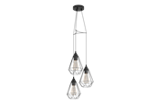 Lampor - EGLO TARBES pendlande belysning - svart/svart - 94191