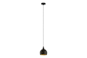 Lampor - EGLO ROCCAFORTE pendlande belysning - svart, guld - 33345