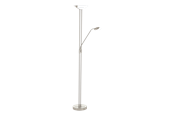 Lampor - EGLO BAYA LED golvlampor - matt nickel/vit, matt - 93874