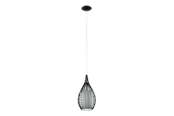 Lampor - EGLO RAZONI pendlande belysning - svart/svart, vit - 92252