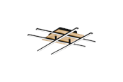 Lampor - EGLO MARINELLO 1 ceiling lamp black/brown - 99793