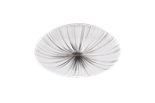 Lampor - EGLO NIEVES plafond Ø31 cm 10W LED 1100 lm white/silver - 99699