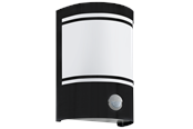 Lampor - EGLO CERNO outdoor wall lamp with sensor black - 99566