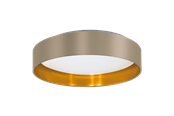 Lampor - EGLO MASERLO 2 ceiling light taupe gold - 99541