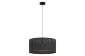 Lampor - EGLO MARASALES pendant light Ø550 mm black/brass - 99525
