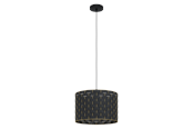 Lampor - EGLO MARASALES pendant light Ø380 mm black/brass - 99524