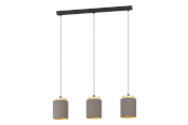 Lampor - EGLO ALBARIZA long table pendant cappuccino/gold - 99446