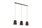 Lampor - EGLO SEGEZIA long table pendant mocha/gold - 99438