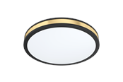 Lampor - EGLO PESCAITO ceiling lamp Ø380 mm black/gold - 99407