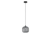 Lampor - EGLO MANTUNALLE 1 pendlande belysning - svart/svart-transparent - 99371