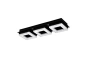 Lampor - EGLO FRADELO 1 wall / ceiling light black clear - 99325